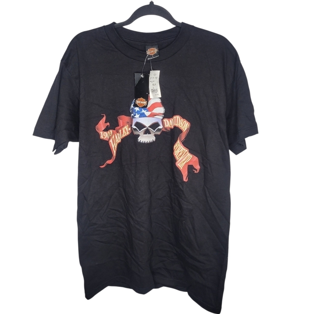 Vintage Y2K Harley Davidson Forever 1903 Las Vegas Graphic T-Shirt Size Large